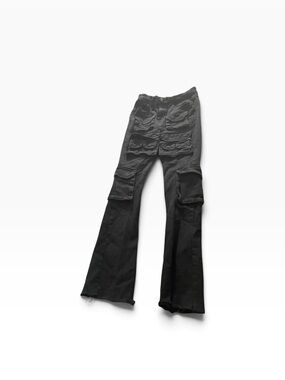 Waimea  Black Cargo Flared Pants with Utility Pockets boys size 16